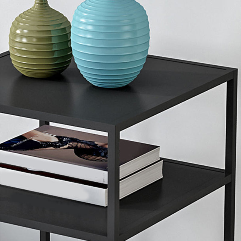 17,71 "tavolo da notte alto 2-scaffali in metallo cabidiere industriale