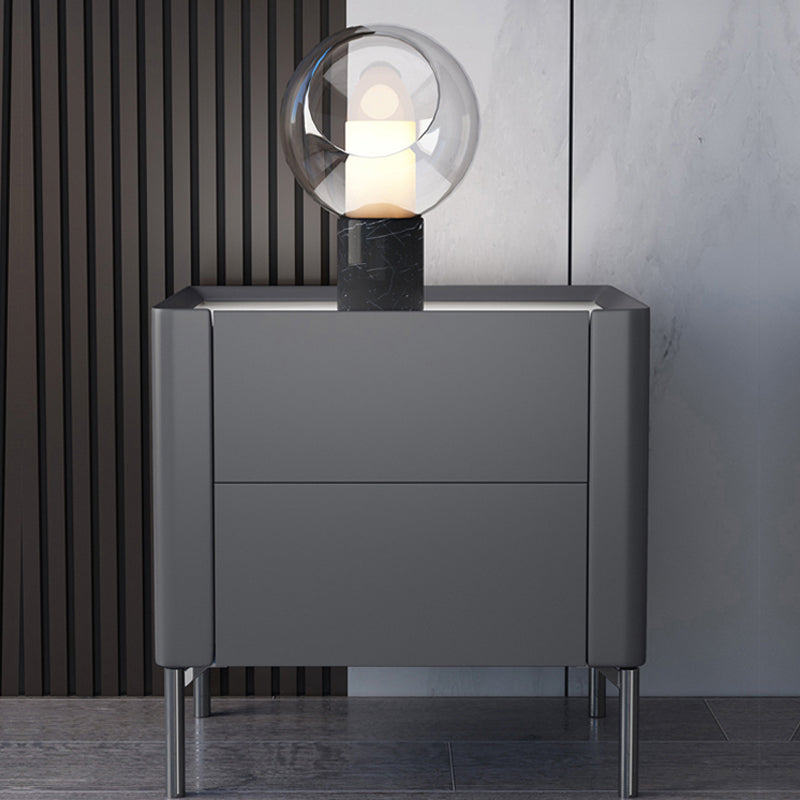 Table de nuit moderne Pierre et pignon de nuit avec des tiroirs