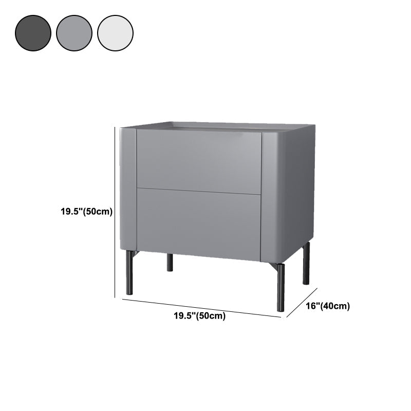 Table de nuit moderne Pierre et pignon de nuit avec des tiroirs
