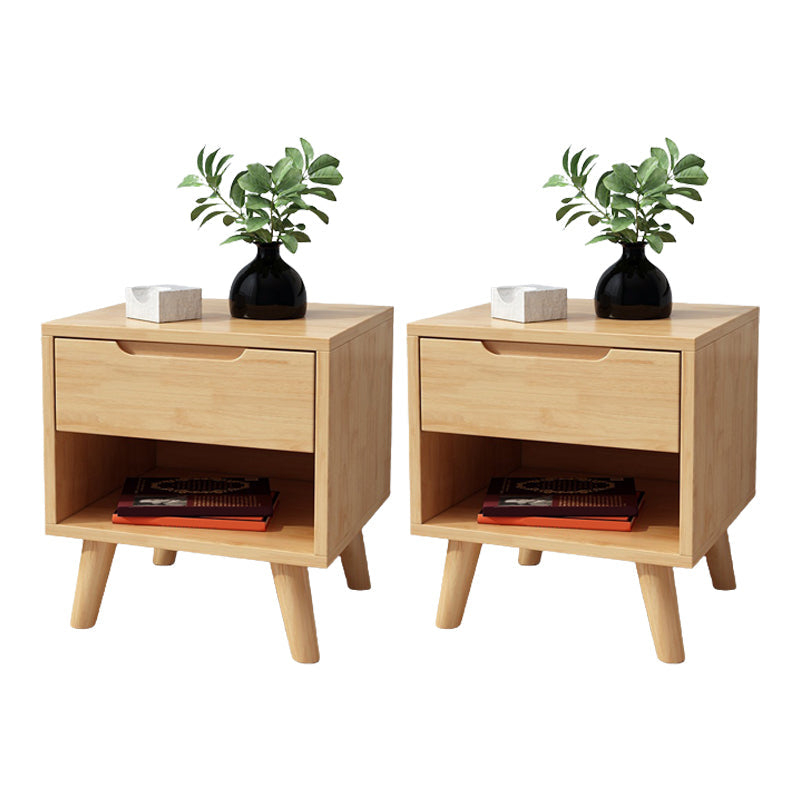 コンテンポラリー引き出しストレージアクセントテーブルナイトスタンド19.68 "ナイトスタンド