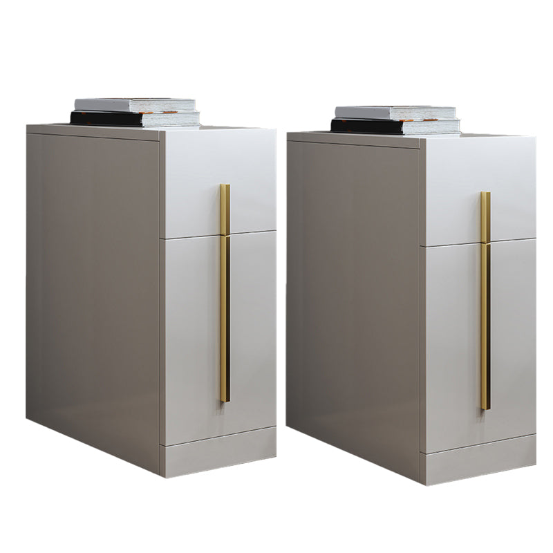 18.9 "de altura Mesa de 2 cortaveras de la madera de madera sólida Mesa Nightsanding