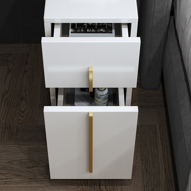 18.9 "de altura Mesa de 2 cortaveras de la madera de madera sólida Mesa Nightsanding