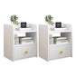 Moderia de madera de madera Night Bedside Gabinet con cajón para dormitorio
