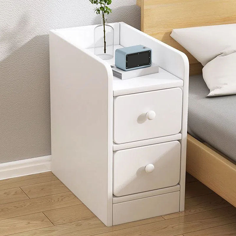 Moderia de madera de madera Night Bedside Gabinet con cajón para dormitorio