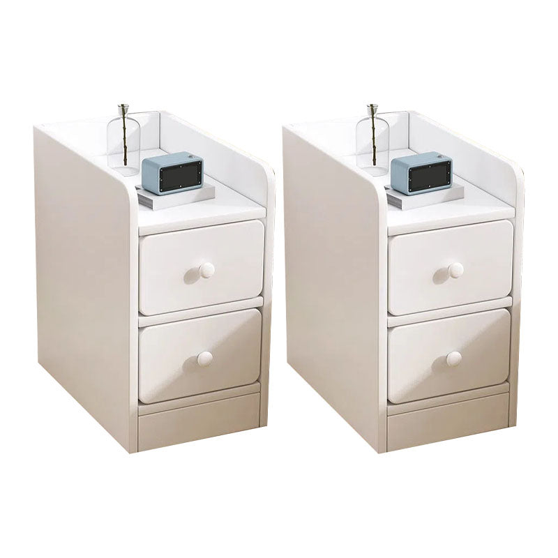 Moderia de madera de madera Night Bedside Gabinet con cajón para dormitorio