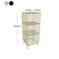 Modern Metal Bedside Cabinet Open Storage Nightstand with Shelves Clearhalo 'Bedroom Furniture' 'furn' 'furn_night_stand' 'Furniture' 'night_stand' 'Nightstands' 6102370