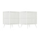Modern Glass Door Night Table Metal Storage Nightstand for Bedroom White 2 Piece Set Left Clearhalo 'Bedroom Furniture' 'furn' 'furn_night_stand' 'Furniture' 'night_stand' 'Nightstands' 6102378