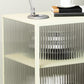 Modern Glass Door Night Table Metal Storage Nightstand for Bedroom Clearhalo 'Bedroom Furniture' 'furn' 'furn_night_stand' 'Furniture' 'night_stand' 'Nightstands' 6102381