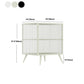 Modern Glass Door Night Table Metal Storage Nightstand for Bedroom Clearhalo 'Bedroom Furniture' 'furn' 'furn_night_stand' 'Furniture' 'night_stand' 'Nightstands' 6102389