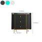 Glam Stone Storage Chest Home 16" W Vertical Chest with 3 Drawers