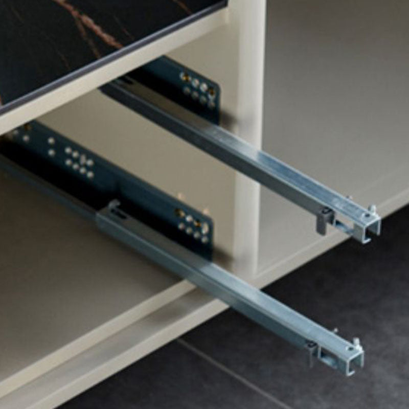 Cassettiera verticale per camera da letto moderna in pietra con cassetti