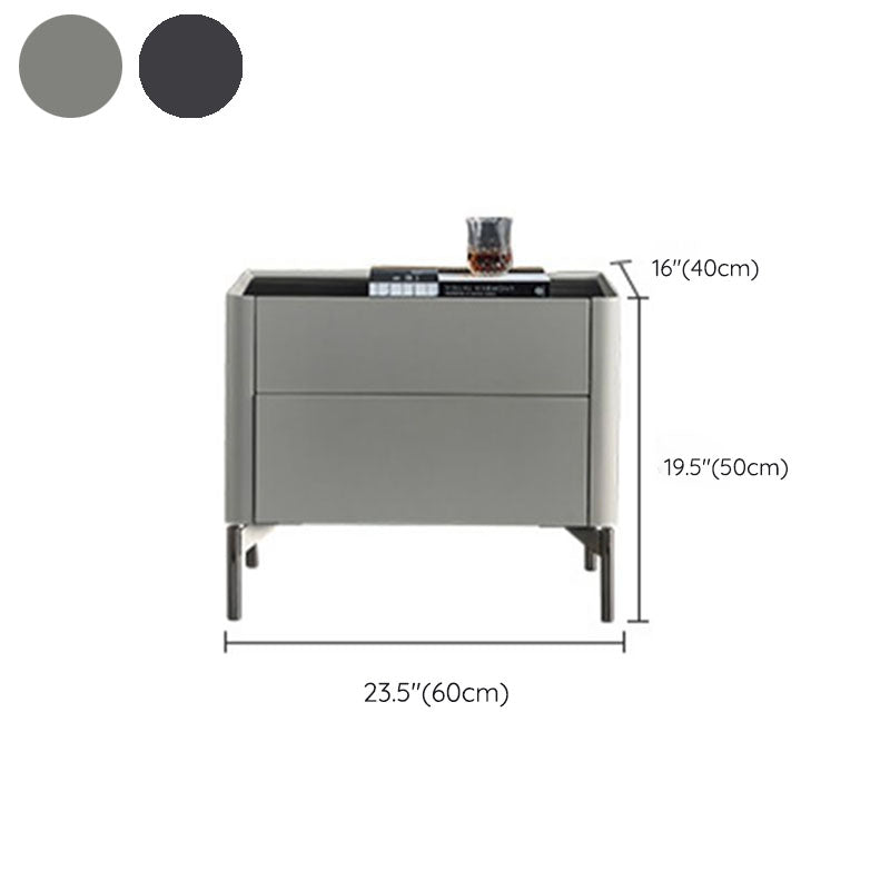 Cassettiera verticale per camera da letto moderna in pietra con cassetti