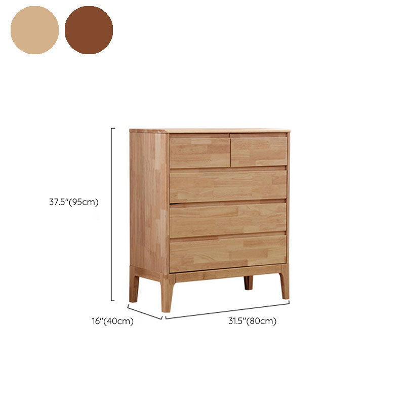 Home Rubber Wood Storage Chest Contemporary Chest with Drawers Clearhalo 'Bedroom Furniture' 'Dressers & Chests' 'dressers_chests' 'furn' 'furn_dressers_chests' 'Furniture' 6102516