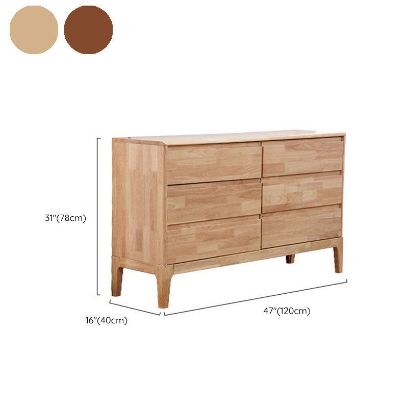 Home Rubber Wood Storage Chest Contemporary Chest with Drawers Clearhalo 'Bedroom Furniture' 'Dressers & Chests' 'dressers_chests' 'furn' 'furn_dressers_chests' 'Furniture' 6102517