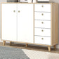 13.26-inch Width Storage Chest Modern Manufactured Wood Dresser