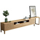 Supporto TV moderno in legno Supporto TV regolabile con gambe per soggiorno