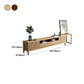 Supporto TV moderno in legno Supporto TV regolabile con gambe per soggiorno