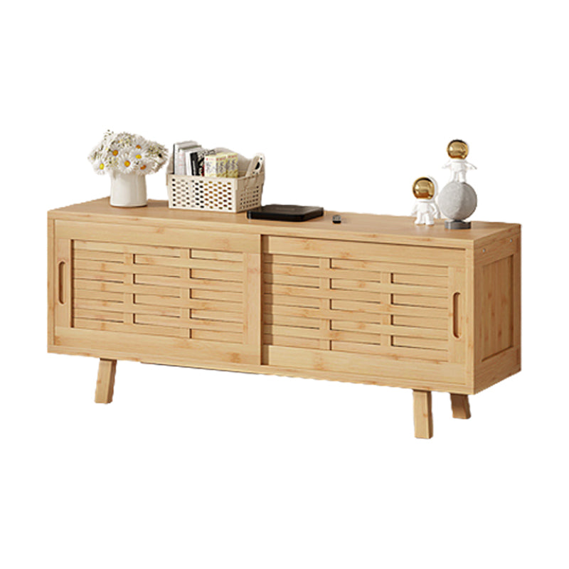 Moderne tv-mediastandaard met gesloten opslag 12" W tv-standaardconsole met kasten