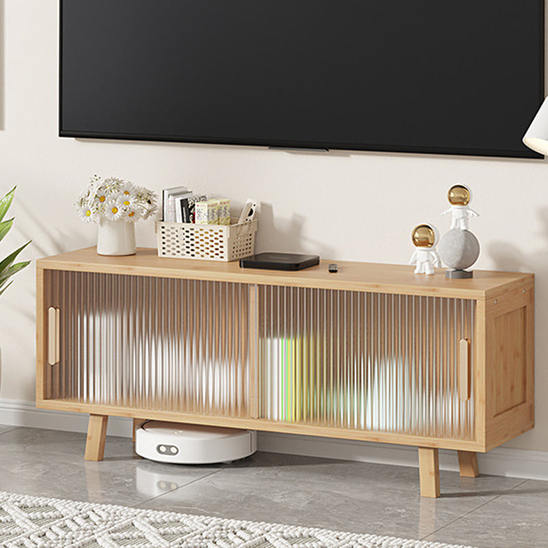 Moderne tv-mediastandaard met gesloten opslag 12" W tv-standaardconsole met kasten