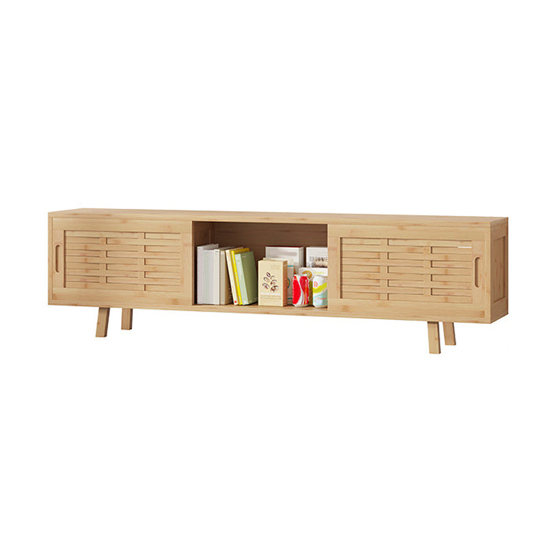 Moderne tv-mediastandaard met gesloten opslag 12" W tv-standaardconsole met kasten