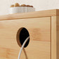 Moderne tv-mediastandaard met gesloten opslag 12" W tv-standaardconsole met kasten