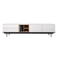 Contemporary Wooden TV Stand Open Storage TV Media Console with Doors for Living Room Clearhalo 'furn' 'furn_tv_stands_entertainment_centers' 'Furniture' 'Living Room Furniture' 'TV Stands & Entertainment Centers' 'TV Stands & Media Storage Furniture' 'tv_stands_entertainment_centers' 6102705