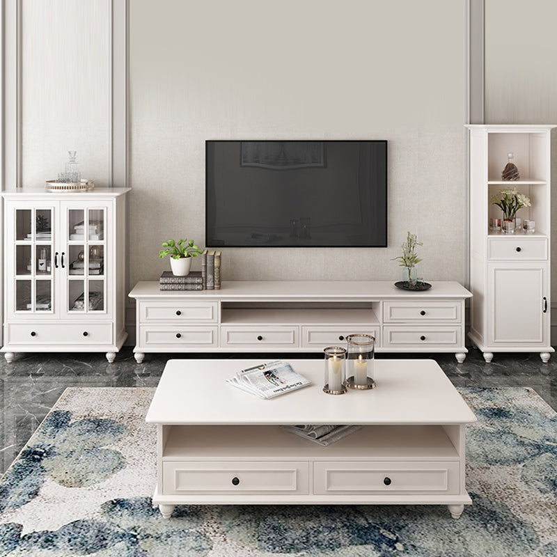 18-inch TV Console Modern TV Stand with Drawers for Living Room Clearhalo 'furn' 'furn_tv_stands_entertainment_centers' 'Furniture' 'Living Room Furniture' 'TV Stands & Entertainment Centers' 'TV Stands & Media Storage Furniture' 'tv_stands_entertainment_centers' 6102716