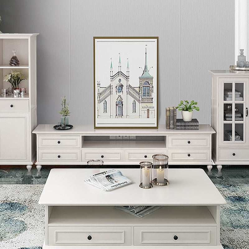 18-inch TV Console Modern TV Stand with Drawers for Living Room Clearhalo 'furn' 'furn_tv_stands_entertainment_centers' 'Furniture' 'Living Room Furniture' 'TV Stands & Entertainment Centers' 'TV Stands & Media Storage Furniture' 'tv_stands_entertainment_centers' 6102717