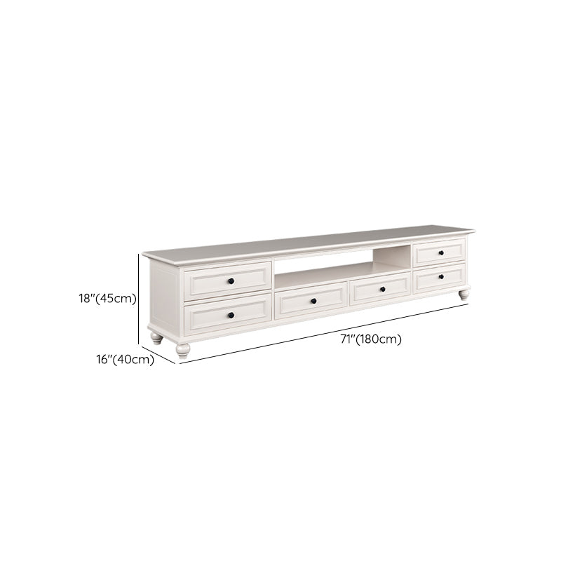 18-inch TV Console Modern TV Stand with Drawers for Living Room Clearhalo 'furn' 'furn_tv_stands_entertainment_centers' 'Furniture' 'Living Room Furniture' 'TV Stands & Entertainment Centers' 'TV Stands & Media Storage Furniture' 'tv_stands_entertainment_centers' 6102724