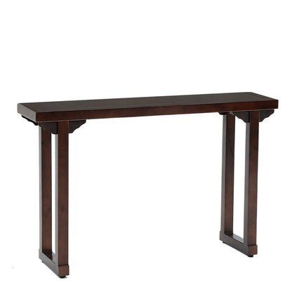 Tavolo da console alto 31,5 pollici tavolo da accento in legno massiccio per Hall