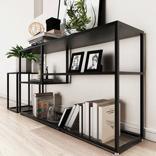 29.53-inch Tall Modern Console Table Iron Accent Table with Shelves Clearhalo 'Console Tables' 'console_tables' 'Entry & Mudroom Furniture' 'furn' 'furn_console_tables' 'Furniture' 6102928