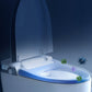 Modern Floor Mounted Urine Toilet White Siphon Jet Toilet Bowl with Toilet Seat