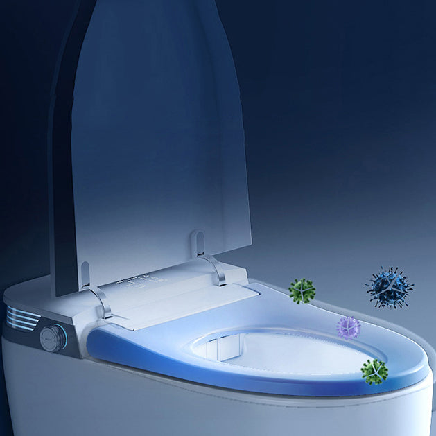 Modern Floor Mounted Urine Toilet White Siphon Jet Toilet Bowl with Toilet Seat