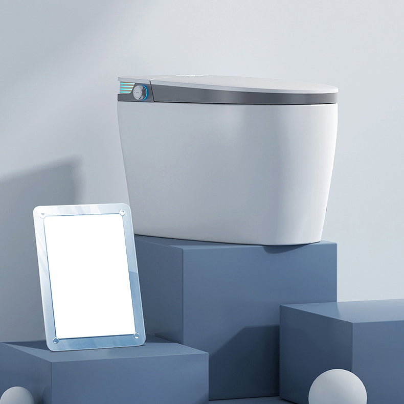 Modern Floor Mounted Urine Toilet White Siphon Jet Toilet Bowl with Toilet Seat