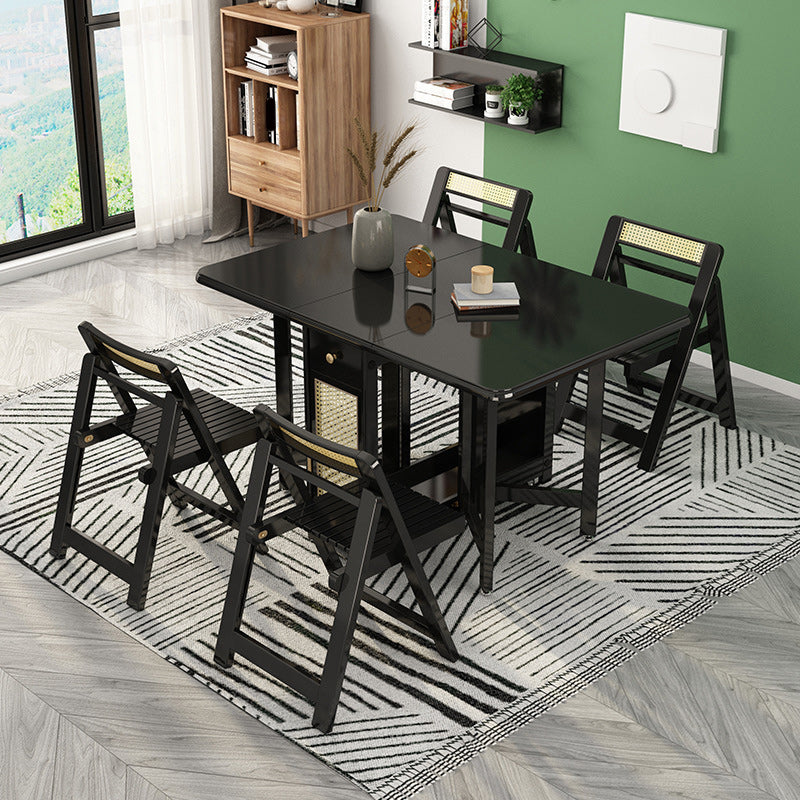 Wood Top Table Mid-Century Modern Table with Pedestal Base,35.43"W x 51.18"L x 29.53"H