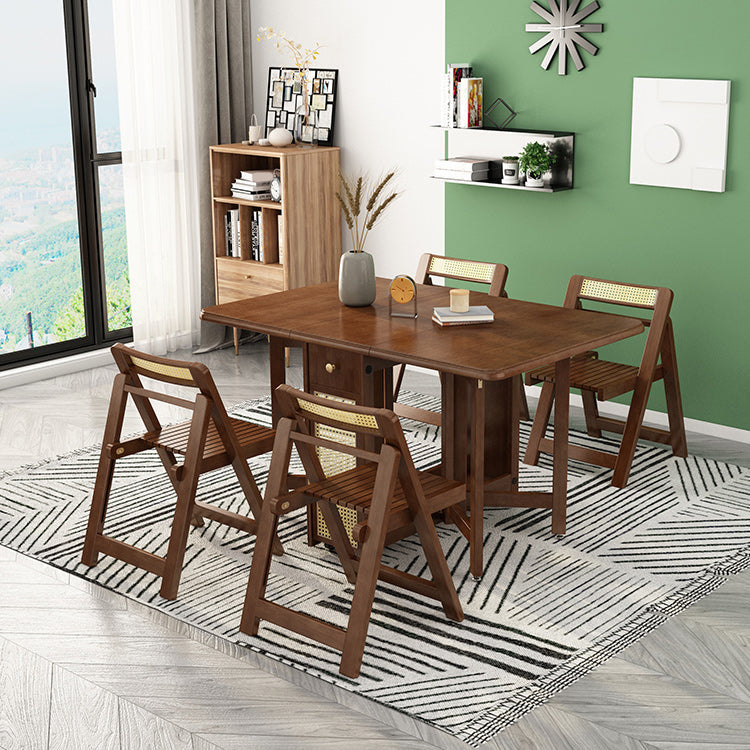 Wood Top Table Mid-Century Modern Table with Pedestal Base,35.43"W x 51.18"L x 29.53"H