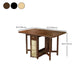 Wood Top Table Mid-Century Modern Table with Pedestal Base,35.43"W x 51.18"L x 29.53"H