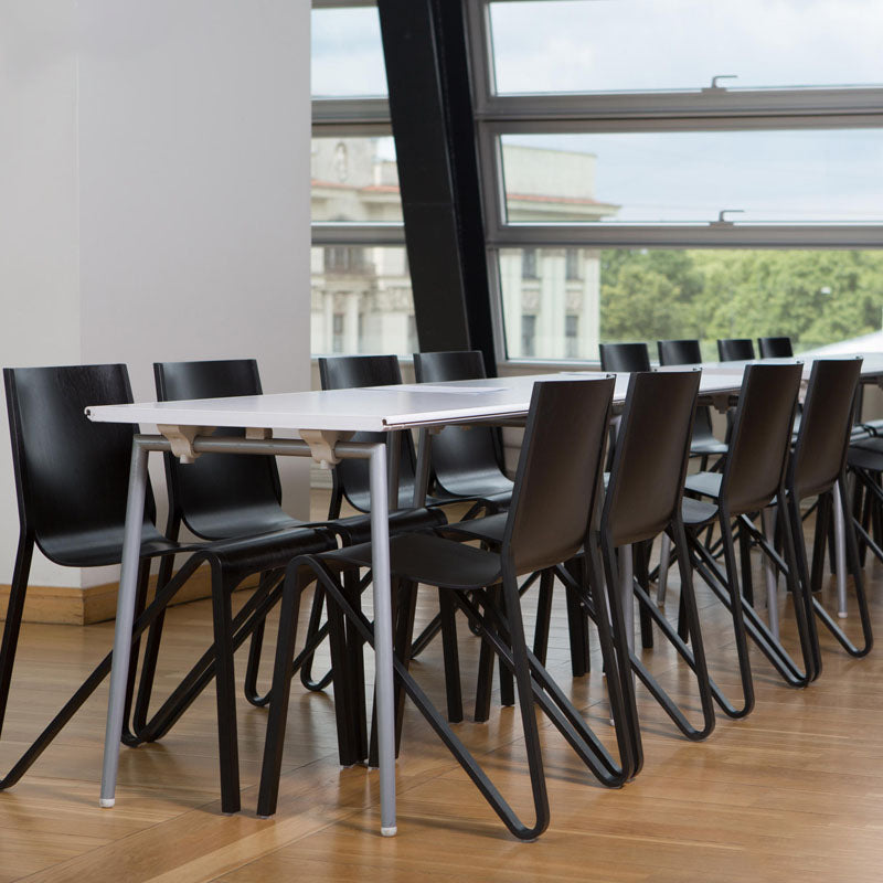 Contemporary Style Armless Chair Plastic Solid Back Side Dining Chair for Restaurant Clearhalo 'Dining Chairs' 'Dining Tables & Seating' 'dining_chair' 'furn' 'furn_dining_chair' 'Furniture' 'Kitchen & Dining Furniture' 6103271