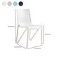 Contemporary Style Armless Chair Plastic Solid Back Side Dining Chair for Restaurant Clearhalo 'Dining Chairs' 'Dining Tables & Seating' 'dining_chair' 'furn' 'furn_dining_chair' 'Furniture' 'Kitchen & Dining Furniture' 6103289