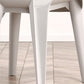Modern Open Back Side Chair Plastic Arm Chair for Dining Room Bedroom
