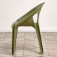 Modern Open Back Side Chair Plastic Arm Chair for Dining Room Bedroom