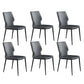 Industrial Style Chair Dining Armless Chair for Kitchen with Metal Legs