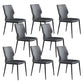 Industrial Style Chair Dining Armless Chair for Kitchen with Metal Legs