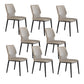Industrial Style Chair Dining Armless Chair for Kitchen with Metal Legs