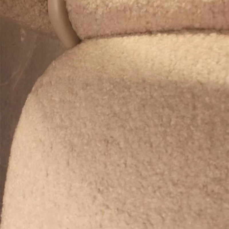 Designer Style Armless Dining Chair Open Back Side Velvet Chair with Metal Legs