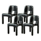 Modern Open Back Side Chair Plastic Indoor Armless Chair for Dining Room Bedroom