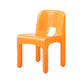 Modern Open Back Side Chair Plastic Indoor Armless Chair for Dining Room Bedroom