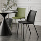Modern Solid Back Side Chair Plastic Upholstered Armless Chair for Dining Room Clearhalo 'Dining Chairs' 'Dining Tables & Seating' 'dining_chair' 'furn' 'furn_dining_chair' 'Furniture' 'Kitchen & Dining Furniture' 6103974