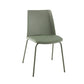 Modern Solid Back Side Chair Plastic Upholstered Armless Chair for Dining Room Green 1 Piece Clearhalo 'Dining Chairs' 'Dining Tables & Seating' 'dining_chair' 'furn' 'furn_dining_chair' 'Furniture' 'Kitchen & Dining Furniture' 6104009