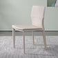 Designer Style Armless Chair Leather Upholstered Indoor Chair for Restaurant White 1 Piece Clearhalo 'Dining Chairs' 'Dining Tables & Seating' 'dining_chair' 'furn' 'furn_dining_chair' 'Furniture' 'Kitchen & Dining Furniture' 6104074